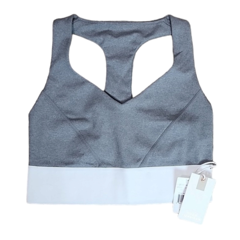 Good American Heather Gray compression sorts bra size 1 Small